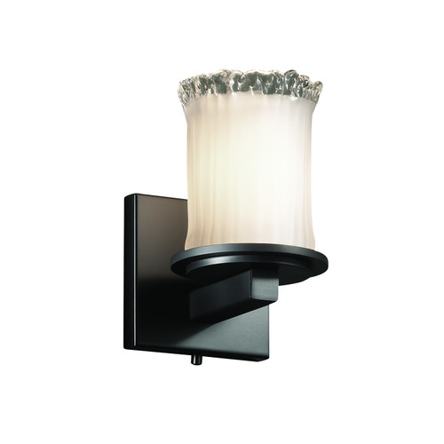 Justice Designs Veneto Luce One Light Wall Sconce in Matte Black - GLA-8771-16-WTFR-MBLK Justice Designs Veneto Luce One Light Wall Sconce in Matte Black - GLA-8771-16-WTFR-MBLK