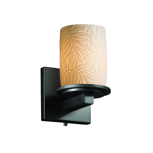 Justice Designs Limoges LED Wall Sconce in Matte Black - POR-8771-10-BMBO-MBLK-LED1-700 Justice Designs Limoges LED Wall Sconce in Matte Black - POR-8771-10-BMBO-MBLK-LED1-700