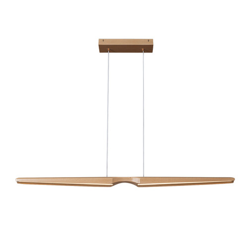 Kuzco Lighting Dakota LED Linear Pendant in Beech Wood - LP21647-BW-UNV Kuzco Lighting Dakota LED Linear Pendant in Beech Wood - LP21647-BW-UNV