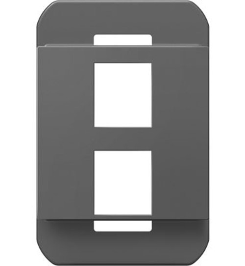 Legrand Adorne 2-Port Frame in Magnesium - AC2PFM1
