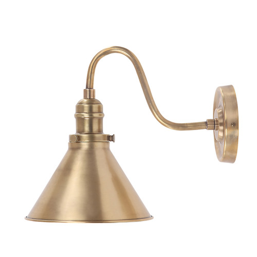 Lucas + McKearn Provence One Light Wall Sconce in Aged Brass - EL/PV1 AB