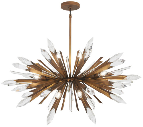 Metropolitan Elsa 12 Light Pendant in Painted Gold - N1948-739 Metropolitan Elsa 12 Light Pendant in Painted Gold - N1948-739
