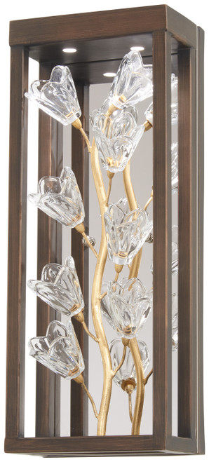 Metropolitan Maison Des Fleurs LED Wall Sconce in Regal Bronze W/ Empire Gold - N7962-730-L Metropolitan Maison Des Fleurs LED Wall Sconce in Regal Bronze W/ Empire Gold - N7962-730-L