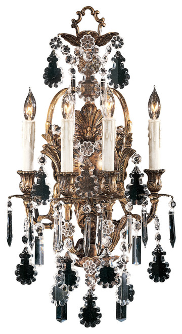 Metropolitan Metropolitan Four Light Wall Sconce in Oxidized Brass - N950200 Metropolitan Metropolitan Four Light Wall Sconce in Oxidized Brass - N950200