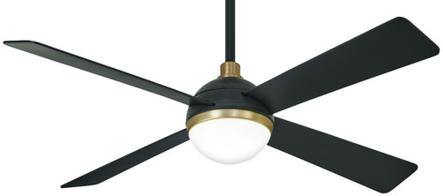 Minka Aire Orb Led 54" Ceiling Fan in Soft Brass - F623L-BC/SBR Minka Aire Orb Led 54" Ceiling Fan in Soft Brass - F623L-BC/SBR