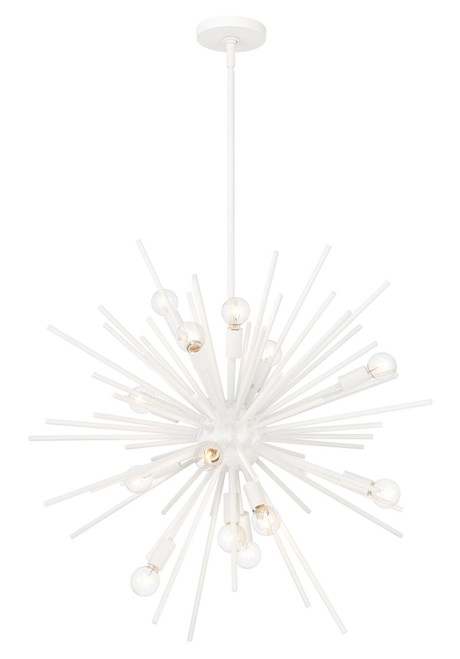 Minka-Lavery Bessel 15 Light Pendant in Sand White - 1112-655 Minka-Lavery Bessel 15 Light Pendant in Sand White - 1112-655