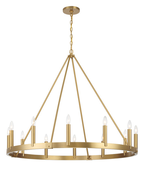 Minka-Lavery Dutton 12 Light Chandelier in Signature Brass - 1716-894 Minka-Lavery Dutton 12 Light Chandelier in Signature Brass - 1716-894