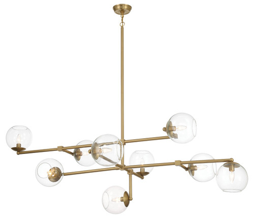 Minka-Lavery Millikan Nine Light Pendant in Signature Brass - 1895-894 Minka-Lavery Millikan Nine Light Pendant in Signature Brass - 1895-894