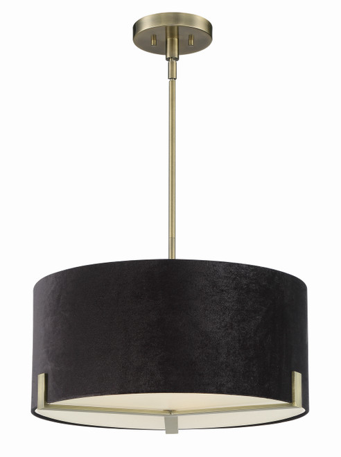 Minka-Lavery Westboro Boulevard Three Light Pendant in Weathered Antique Brass - 2153-724 Minka-Lavery Westboro Boulevard Three Light Pendant in Weathered Antique Brass - 2153-724