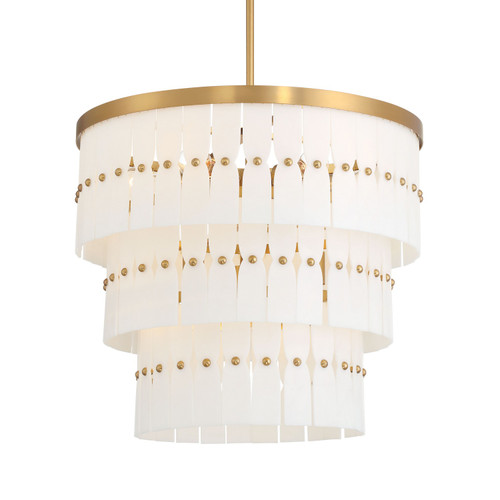 Minka-Lavery Coronelle Nine Light Pendant in Legacy Brass - 2089-732 Minka-Lavery Coronelle Nine Light Pendant in Legacy Brass - 2089-732