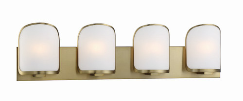 Minka-Lavery Bishop Crossing Bath Four Light Bath in Soft Brass - 2454-695 Minka-Lavery Bishop Crossing Bath Four Light Bath in Soft Brass - 2454-695