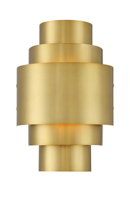 Minka-Lavery Spyglass Terrace Two Light Wall Sconce in Soft Brass - 2532-695 Minka-Lavery Spyglass Terrace Two Light Wall Sconce in Soft Brass - 2532-695