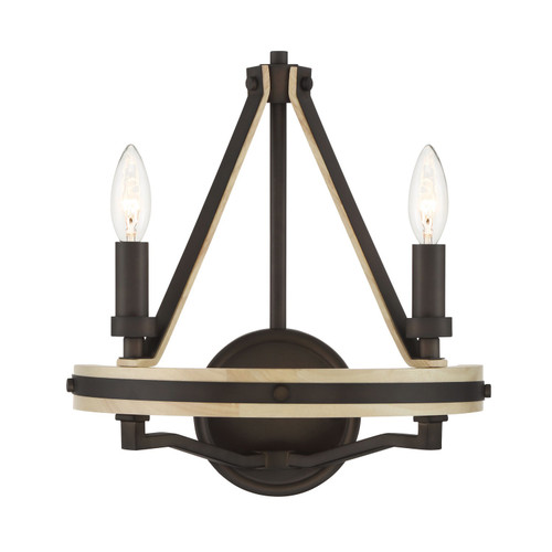 Minka-Lavery Sonoma Two Light Wall Sconce in Dark Bronze - 2622-860 Minka-Lavery Sonoma Two Light Wall Sconce in Dark Bronze - 2622-860