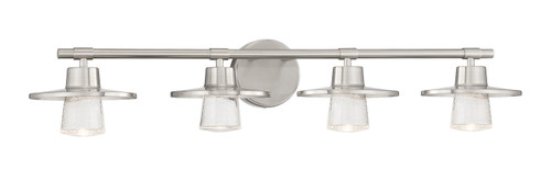 Minka-Lavery Beacon Avenue LED Bath Light in Brushed Nickel - 2424-84-L Minka-Lavery Beacon Avenue LED Bath Light in Brushed Nickel - 2424-84-L