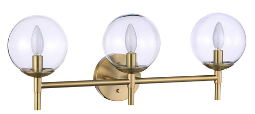 Minka-Lavery Auresa Three Light Bath in Soft Brass - 2793-695 Minka-Lavery Auresa Three Light Bath in Soft Brass - 2793-695