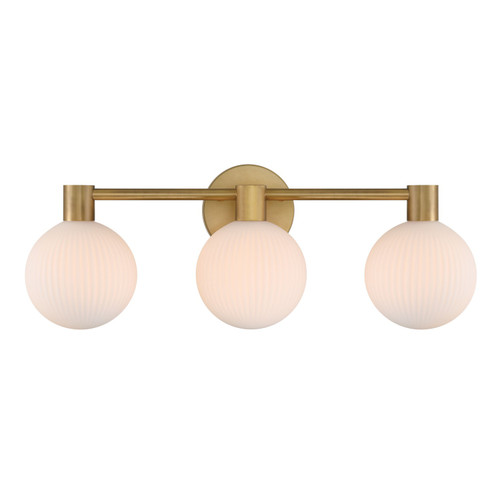 Minka-Lavery Fenton Three Light Vanity in Legacy Brass - 2993-732 Minka-Lavery Fenton Three Light Vanity in Legacy Brass - 2993-732