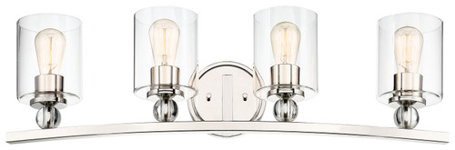 Minka-Lavery Studio 5 Four Light Bath in Polished Nickel - 3080-613 Minka-Lavery Studio 5 Four Light Bath in Polished Nickel - 3080-613
