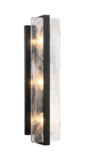 Minka-Lavery Cloud Break Three Light Wall Sconce in Coal - 3615-66A Minka-Lavery Cloud Break Three Light Wall Sconce in Coal - 3615-66A
