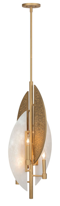 Minka-Lavery Saint Martin Four Light Pendant in Ashen Gold - 3462-788 Minka-Lavery Saint Martin Four Light Pendant in Ashen Gold - 3462-788