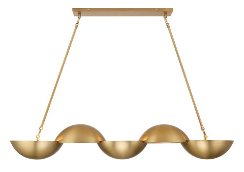 Minka-Lavery Ivy Lane Six Light Island Pendant in Legacy Brass - 3757-732