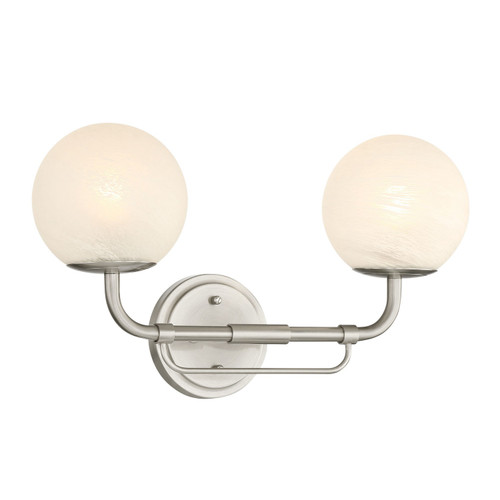 Minka-Lavery Whitehall Two Light Vanity in Brushed Nickel - 3792-84 Minka-Lavery Whitehall Two Light Vanity in Brushed Nickel - 3792-84