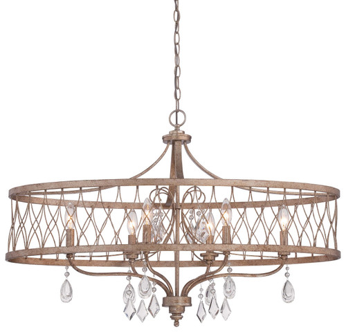 Minka-Lavery West Liberty Six Light Island Pendant in Olympus Gold - 4407-581 Minka-Lavery West Liberty Six Light Island Pendant in Olympus Gold - 4407-581