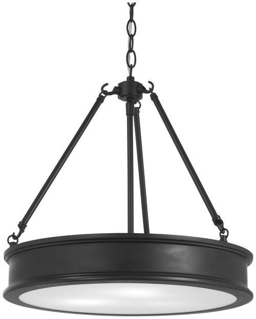 Minka-Lavery Harbour Point Three Light Pendant in Coal - 4173-66A Minka-Lavery Harbour Point Three Light Pendant in Coal - 4173-66A