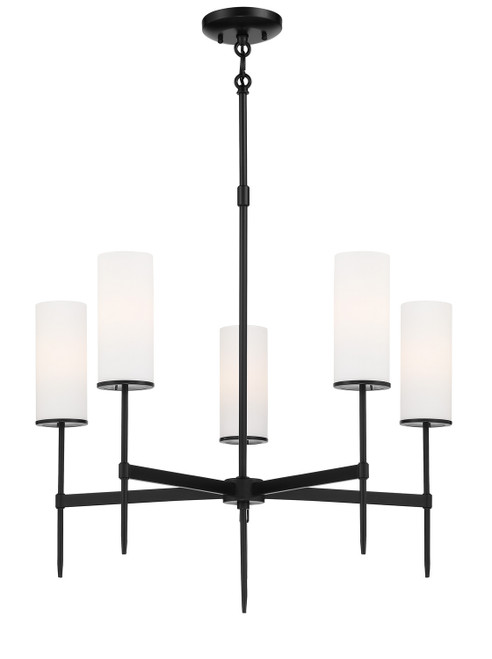 Minka-Lavery First Avenue Five Light Chandelier in Coal - 3845-66A Minka-Lavery First Avenue Five Light Chandelier in Coal - 3845-66A