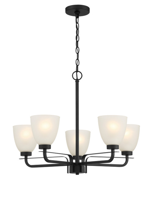 Minka-Lavery Kaitlen Five Light Chandelier in Coal - 4885-66A Minka-Lavery Kaitlen Five Light Chandelier in Coal - 4885-66A
