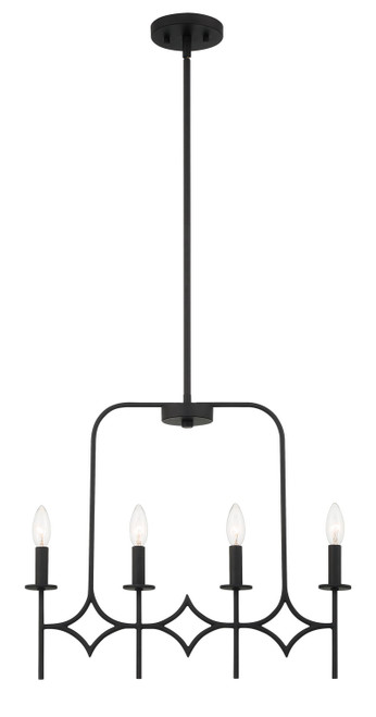 Minka-Lavery Muncie Four Light Island Pendant in Coal - 5037-66A Minka-Lavery Muncie Four Light Island Pendant in Coal - 5037-66A