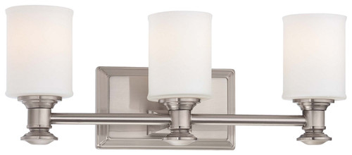 Minka-Lavery Harbour Point Three Light Bath in Brushed Nickel - 5173-84