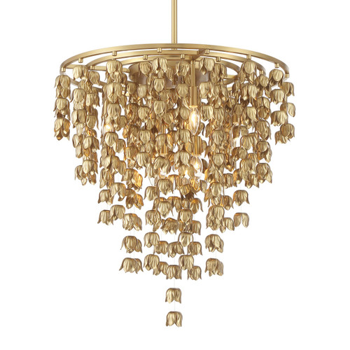 Minka-Lavery Ashgrove Eight Light Pendant in Legacy Brass - 3966-732 Minka-Lavery Ashgrove Eight Light Pendant in Legacy Brass - 3966-732