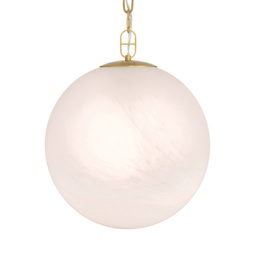 Minka-Lavery Marbelle One Light Pendant in Legacy Brass - 5213-732 Minka-Lavery Marbelle One Light Pendant in Legacy Brass - 5213-732