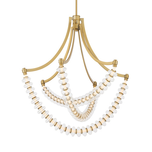 Minka-Lavery Pearl LED Chandelier in Legacy Brass - 5646-732-L