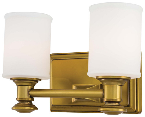 Minka-Lavery Harbour Point Two Light Bath in Liberty Gold - 5172-249 Minka-Lavery Harbour Point Two Light Bath in Liberty Gold - 5172-249