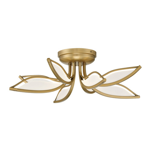 Minka-Lavery Papilio LED Flush Mount in Legacy Brass - 5655-732-L Minka-Lavery Papilio LED Flush Mount in Legacy Brass - 5655-732-L