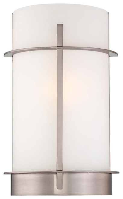 Minka-Lavery One Light Wall Sconce in Brushed Nickel - 6460-84 Minka-Lavery One Light Wall Sconce in Brushed Nickel - 6460-84