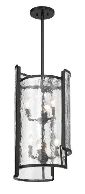 Minka-Lavery Bella Collina Six Light Foyer Pendant in Coal - 5266-66A Minka-Lavery Bella Collina Six Light Foyer Pendant in Coal - 5266-66A