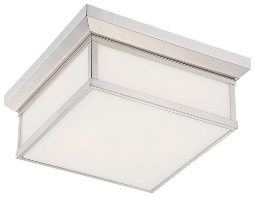 Minka-Lavery Daventry Bath Two Light Flush Mount in Polished Nickel - 6919-613 Minka-Lavery Daventry Bath Two Light Flush Mount in Polished Nickel - 6919-613
