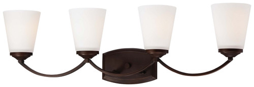 Minka-Lavery Overland Park Four Light Bath in Vintage Bronze - 6964-284 Minka-Lavery Overland Park Four Light Bath in Vintage Bronze - 6964-284