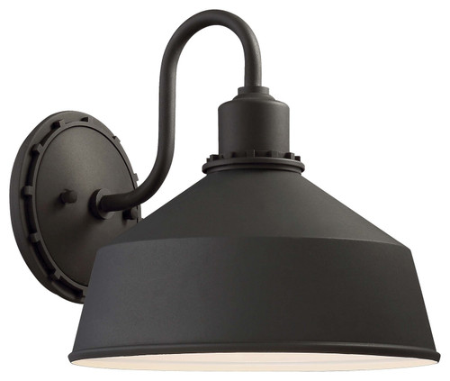 Minka-Lavery Mantiel One Light Outdoor Wall Mount in Coal - 71242-66 Minka-Lavery Mantiel One Light Outdoor Wall Mount in Coal - 71242-66