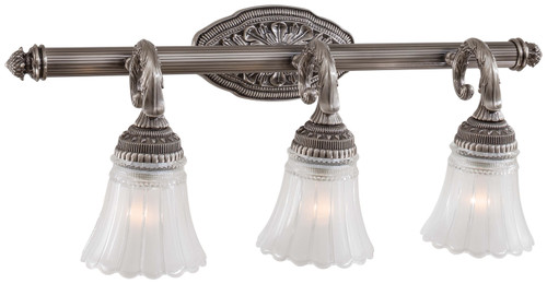 Minka-Lavery Europa Three Light Bath in Brushed Nickel - 5763-2560-84 Minka-Lavery Europa Three Light Bath in Brushed Nickel - 5763-2560-84