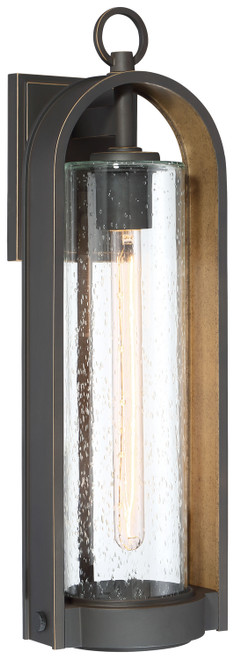 Minka-Lavery Kamstra One Light Wall Mount in Oil Rubbed Bronze W/ Gold High - 72453-143C Minka-Lavery Kamstra One Light Wall Mount in Oil Rubbed Bronze W/ Gold High - 72453-143C