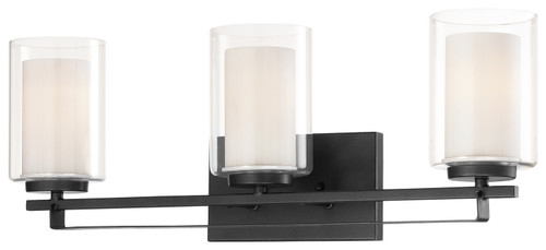 Minka-Lavery Parsons Studio Three Light Bath Bar in Sand Coal - 6103-66 Minka-Lavery Parsons Studio Three Light Bath Bar in Sand Coal - 6103-66