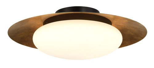Minka-Lavery Zinola LED Flush Mount in Sand Coal & Halcyon Gold - 5626-869-L Minka-Lavery Zinola LED Flush Mount in Sand Coal & Halcyon Gold - 5626-869-L