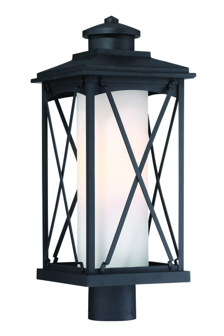 Minka-Lavery Lansdale One Light Outdoor Post Mount in Coal - 72686-66 Minka-Lavery Lansdale One Light Outdoor Post Mount in Coal - 72686-66