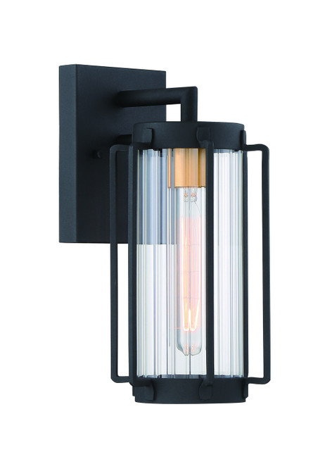 Minka-Lavery Avonlea One Light Outdoor Wall Mount in Coal W/Gold - 72731-66G Minka-Lavery Avonlea One Light Outdoor Wall Mount in Coal W/Gold - 72731-66G