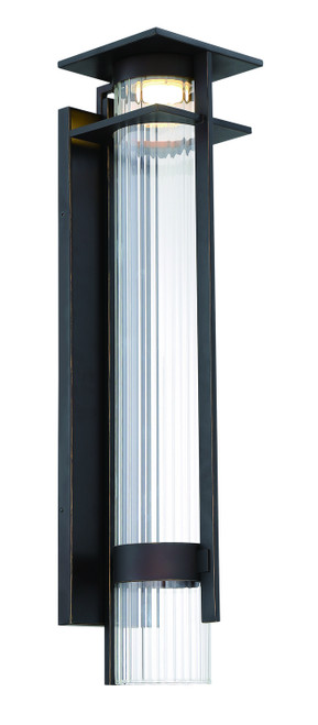 Minka-Lavery Kittner LED Outdooe Wall Mount in Oil Rubbed Bronze W/ Gold High - 72743-143C-L Minka-Lavery Kittner LED Outdooe Wall Mount in Oil Rubbed Bronze W/ Gold High - 72743-143C-L