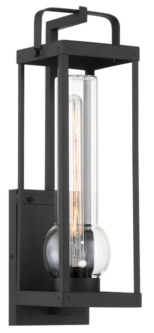 Minka-Lavery Sullivans Landing One Light Outdoor Wall Mount in Sand Coal - 73163-66 Minka-Lavery Sullivans Landing One Light Outdoor Wall Mount in Sand Coal - 73163-66