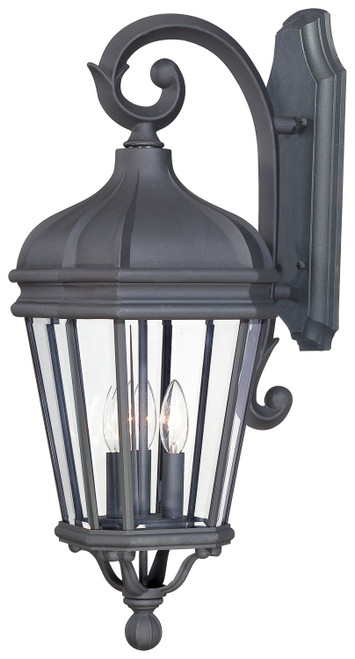 Minka-Lavery Harrison Three Light Wall Mount in Coal - 8692-66 Minka-Lavery Harrison Three Light Wall Mount in Coal - 8692-66
